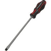 Loops PREMIUM Slotted 8 x 200mm Screwdriver - Ergonomic Soft Grip - Magnetic Tip