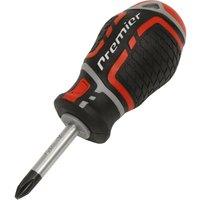Loops PREMIUM Phillips 2 x 38mm Stubby Screwdriver - Ergonomic Soft Grip Magnetic Tip