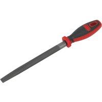 Loops 200mm Smooth Cut Half-Round Engineers File - Comfort Grip Handle - Hanging Hole