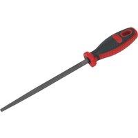 Loops 200mm Smooth Cut Square Engineers File - Comfort Grip Handle - Hanging Hole