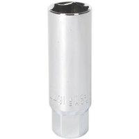 Loops 16mm Thin Walled Spark Plug WallDrive Socket - 3/8" Sq Drive - 63mm Length