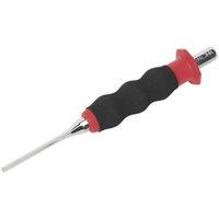 Loops 3mm Sheathed Parallel Pin Punch - Contoured Foam Grip - Chrome Molybdenum Steel in Metallics