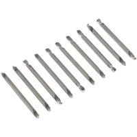 Loops 10 PACK Double Ended HSS Drill Bit Set - 1/8" - Pop Riveting Pilot Hole Drilling