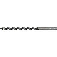 Loops 10 x 235mm Hardened Auger Wood Drill Bit - Hexagonal Shank - Woodwork Timber