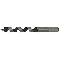 Loops 14 x 155mm Hardened Auger Wood Drill Bit - Hexagonal Shank - Woodwork Timber