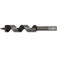 Loops 18 x 155mm Hardened Auger Wood Drill Bit - Hexagonal Shank - Woodwork Timber