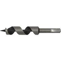 Loops 22 x 155mm Hardened Auger Wood Drill Bit - Hexagonal Shank - Woodwork Timber