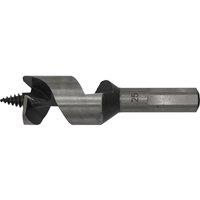 Loops 25 x 100mm Hardened Auger Wood Drill Bit - Hexagonal Shank - Woodwork Timber