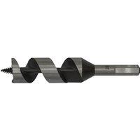 Loops 28 x 155mm Hardened Auger Wood Drill Bit - Hexagonal Shank - Woodwork Timber