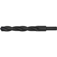 Loops 19 x 200mm HSS Roll Forged Blacksmith Drill Bit - Reduced Shank - 140mm Flute in Black