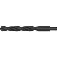 Loops 20 x 205mm HSS Roll Forged Blacksmith Drill Bit - Reduced Shank - 140mm Flute in Black