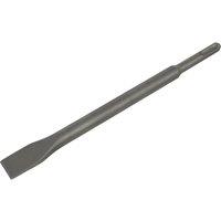 Loops 20 x 250mm Wide Impact Chisel - SDS Plus Shank - Demolition Breaker Steel in Metallics