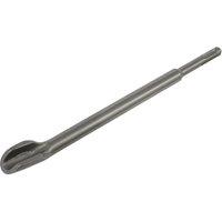 Loops 25 x 250mm Wide Gouge Breaker Chisel - SDS Plus Shank - Impact Demolition Steel in Metallics