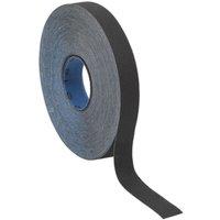 Loops Blue Twill Emery Roll - 25mm x 25m - Flexible & Tear Resistant - 150 Grit