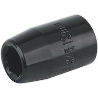 Loops 12mm Forged Impact Socket - 1/2 Inch Sq Drive - Chrome-Vanadium Wrench Socket