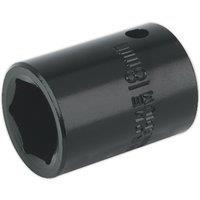 Loops 18mm Forged Impact Socket - 1/2 Inch Sq Drive - Chrome-Vanadium Wrench Socket