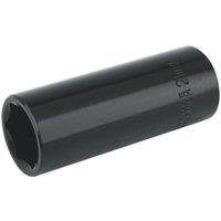 Loops 21mm Forged Deep Impact Socket - 1/2 Inch Sq Drive Chrome Vanadium Wrench Socket