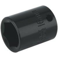 Loops 16mm Forged Impact Socket - 3/8 Inch Sq Drive - Chrome-Vanadium Wrench Socket