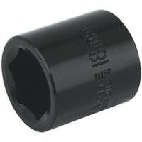 Loops 18mm Forged Impact Socket - 3/8 Inch Sq Drive - Chrome-Vanadium Wrench Socket