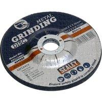 Loops Aluminium Oxide DPC Metal Grinding Disc - 100 x 6mm - 16mm Bore Depressed Centre