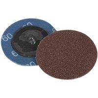 Loops 10 PACK - 50mm Quick Change Mini Sanding Discs - 60 Grit Aluminium Oxide Sheet
