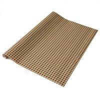 D-C-Fix Woven Cane Self Adhesive Vinyl Wrap Film in Brown | Size: 675mm x 2000mm