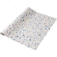 D-C-Fix Terrazzo Blue Self Adhesive Vinyl Wrap Film | Size: 675mm x 1000mm
