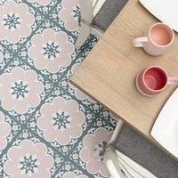 FloorPops Daphne Pink Self Adhesive Vinyl Floor Tiles Pack of 10 (0.93sqm) | Size: 304.8mm x 304.8mm