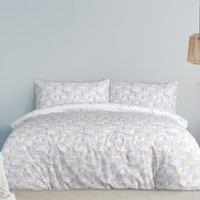 Smart Living Printed Reversible Circle Geo Duvet Cover With Pillowcases in Yellow | Size: Double