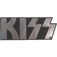 KISS Patch Chrome Band Logo new Official Black Woven Iron On 40 x 95mm