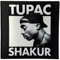 Tupac Shakur Only God Can Judge Me Woven Patch in Black
