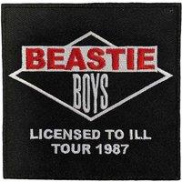Beastie Boys Licensed To Ill Tour 1987 Woven Patch in Black