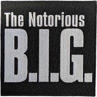 Biggie Smalls The Notorious Woven Patch in Black