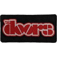 Doors Red Logo Woven Patch in Black