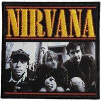 Nirvana London Photo Woven Patch in Black