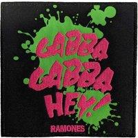 Ramones Gabba Gabba Woven Patch in Black