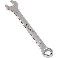 Loops Hardened Steel Combination Spanner - 16mm - Polished Chrome Vanadium Wrench in Metallics