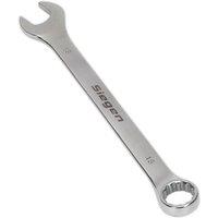 Loops Hardened Steel Combination Spanner - 18mm - Polished Chrome Vanadium Wrench in Metallics