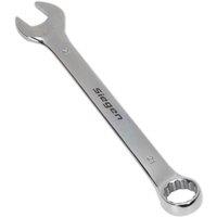 Loops Hardened Steel Combination Spanner - 21mm - Polished Chrome Vanadium Wrench in Metallics