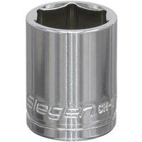 Loops 16mm Chrome Plated Drive Socket - 3/8" Square Drive - High Grade Carbon Steel in Metallics