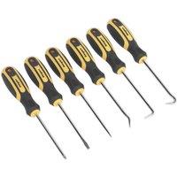 Loops 6 PACK Precision Microtip Screwdriver & Pick Hook Set - Mini Slotted Phillips