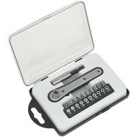 Loops 12 PACK Ratchet Screwdriver Set- Flip Reverse Mechanism & Magnetic Extension Bar