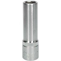 Loops 13mm Steel Deep Drive Socket - 1/2" Square Drive - Chrome Vanadium Socket in Metallics