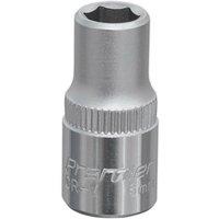Loops 6mm Forged Steel Drive Socket - 1/4" Square Drive - Chrome Vanadium Socket in Metallics