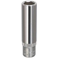 Loops 9mm Forged Steel Deep Drive Socket - 1/4" Square Drive Chrome Vanadium Socket in Metallics