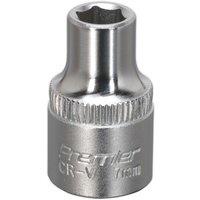 Loops 7mm Forged Steel Drive Socket - 3/8" Square Drive - Chrome Vanadium Socket in Metallics