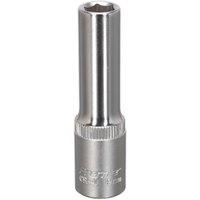 Loops 9mm Forged Steel Deep Drive Socket - 3/8" Square Drive - Chrome Vanadium Socket in Metallics