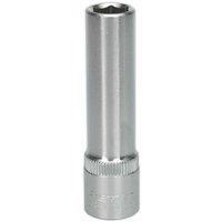 Loops 10mm Forged Steel Deep Drive Socket - 3/8" Square Drive - Chrome Vanadium Socket in Metallics