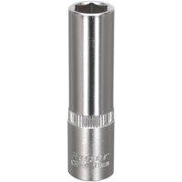 Loops 11mm Forged Steel Deep Drive Socket - 3/8" Square Drive - Chrome Vanadium Socket in Metallics
