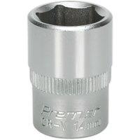 Loops 14mm Forged Steel Drive Socket - 3/8" Square Drive - Chrome Vanadium Socket in Metallics